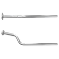 Auspuffrohr Abgasrohr Flexrohr Hosenrohr Abgaskrümmer Rohr bis EURO 5 E-Prüfzeichen für RENAULT FLUSS 1.5L dCi K9K832 Motor; 1....