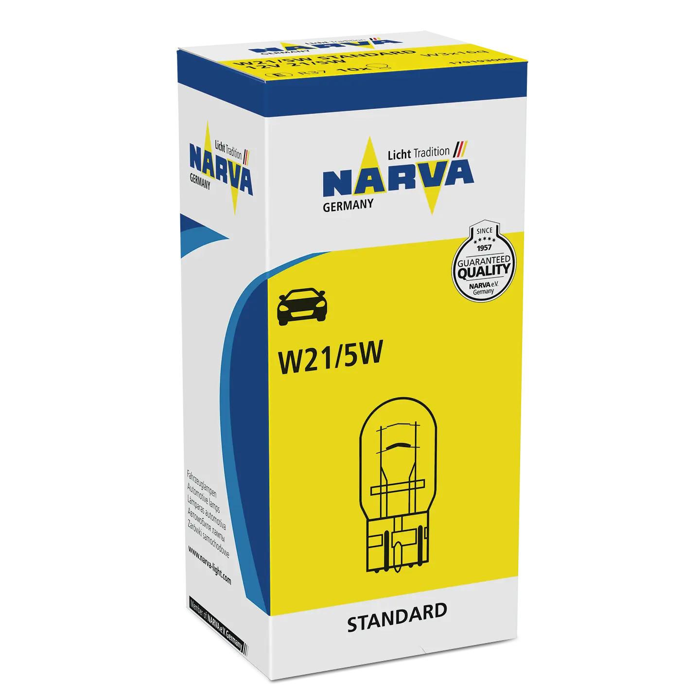 W21/5W 12V 21/5W W3x16q STANDARD NARVA