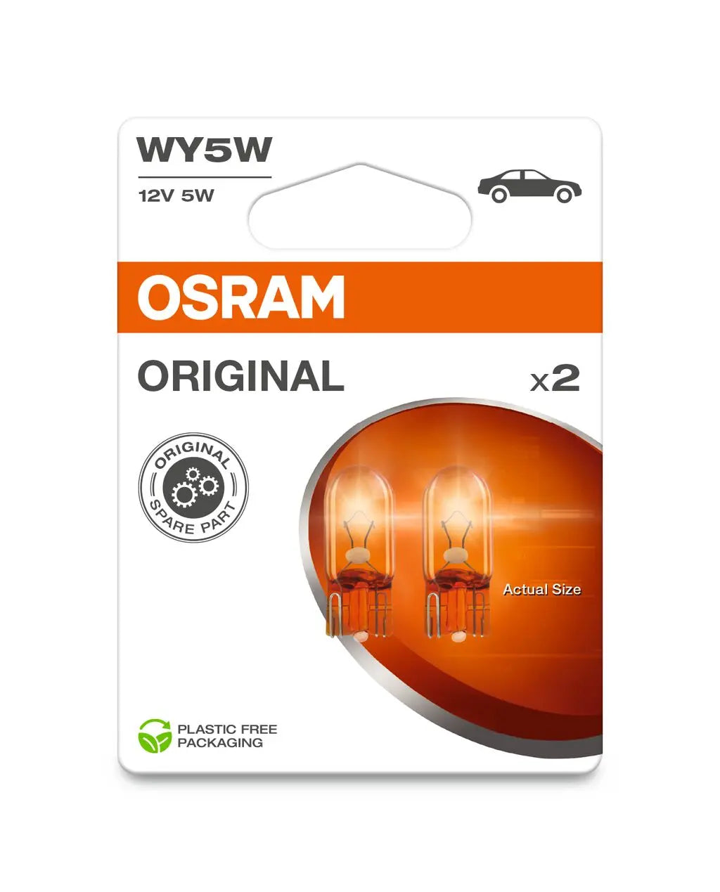 WY5W 12V 5W W2.1x9.5d Doppelpack Blister OSRAM
