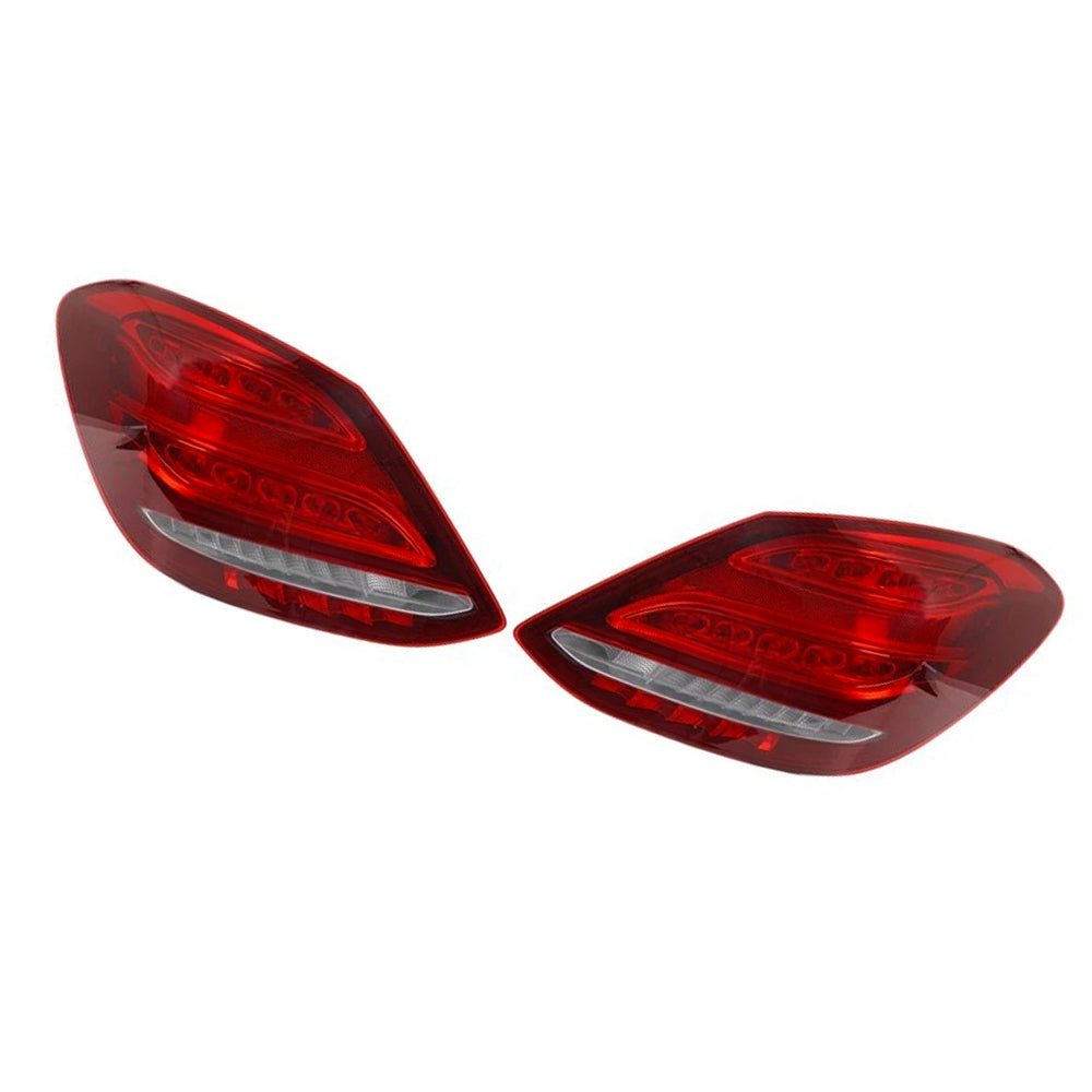 LED Rear Tail Light Pair Suitable for Mercedes C-Class W205 Sedan