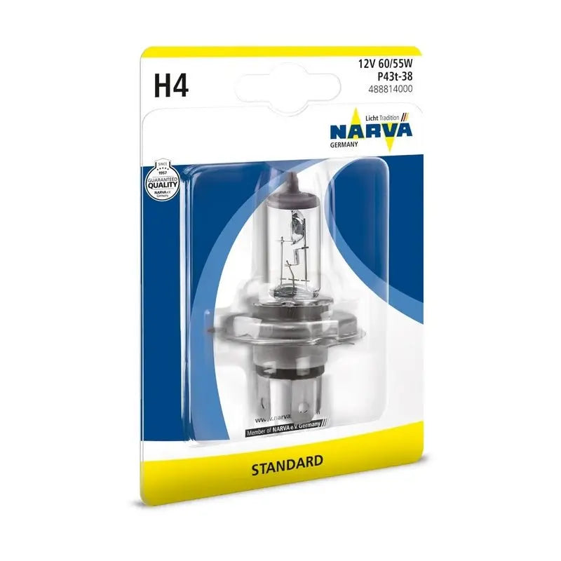 H4 12V 60/55W P43t HALOGENE NARVA